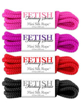 Fetish Fantasy 4 Piece Mini Silk Bondage Rope Cuffs and Restraints